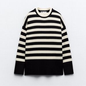 Zara Striped Knit Sweater - Size S, Brand New Without Tags